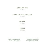 Trouwkaart Toscane landschap  2