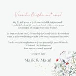 Trouwkaart veldbloemen in mooie kleuren 3