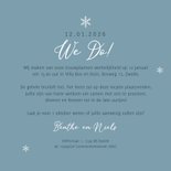 Trouwkaart we do winter takjes sneeuwvlokken 3