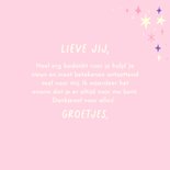 Typografische bedankkaart Thank You 3