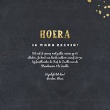 Uitnodiging 1966 met foto's en gouden spetters 3