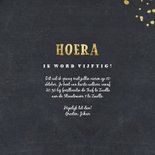 Uitnodiging 1976 met foto's en gouden spetters 3