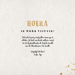 Uitnodiging 1976 met gouden spetters en foto's 3