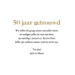 uitnodiging 50 gouden bruiloft 3