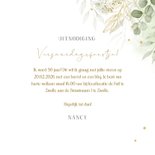 Uitnodiging 50 jaar met waterverf en botanische takjes 3