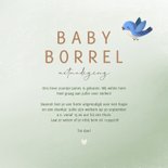 Uitnodiging babyborrel vosje hartjes vogel  3