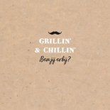 Uitnodiging BBQ tuinfeest verjaardag man 2