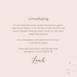 Uitnodiging communie bloemetjes kader en gipskruid 3