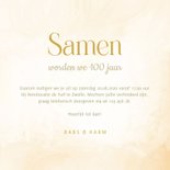 Uitnodiging dubbel feest met confetti aanpasbaar 3