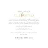 Uitnodiging een jaar getrouwd met eucalyptus en foto 3