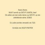 Uitnodiging feest bloemen RB 3