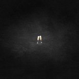 Uitnodiging feest champagne met foto en gouden linten Achterkant