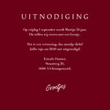 Uitnodiging feest met tekst van drankjes 3