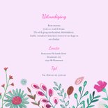 Uitnodiging Feestje Bloemen Botanisch 60 3