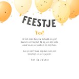 Uitnodiging feestje geslaagd eigen foto met afstudeerhoedje 3