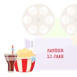 Uitnodiging filmfeestje  2