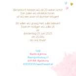 Uitnodiging gender reveal party balonnen 3