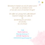 Uitnodiging gender reveal party balonnen 3