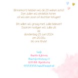 Uitnodiging gender reveal party balonnen 3