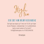 Uitnodiging - High tea met theekopjes 3