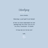 Uitnodiging High Tea met vrolijke illustraties 3