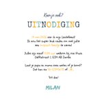 Uitnodiging lentefeest jongen tropical ananas toekan 3