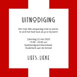 Uitnodiging lijn leeftijd aanpasbare achtergrondkleur 3