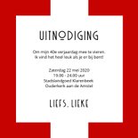 Uitnodiging lijn leeftijd aanpasbare achtergrondkleur 3