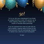 Uitnodiging met eigen foto's en metallic 3d ballonnen 3