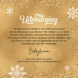 Uitnodiging nieuwjaarsborrel champagne goud 2026 3