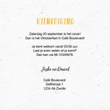 Uitnodiging Oktoberfest bier worst duits 3