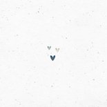 Uitnodiging opdraging met wegwijzer en hartjes Achterkant