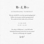 Uitnodiging tuinfeest verloofd foto hartjes eucalyptus 3