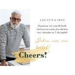 Uitnodiging verjaardag 75 jaar velvet goudfolie confetti 2