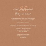 Uitnodiging verjaardagsfeest vrouw vintage kant kraft foto 3