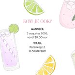 Uitnodiging voor een cocktailfeestje 2