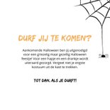 Uitnodiging voor een Halloween feestje 3