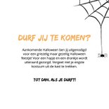 Uitnodiging voor een Halloween feestje 3