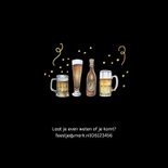 Uitnodigingskaart bier foto 2