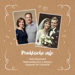 Uitnodigingskaart etentje feestje kraft diner tafel doodle 2