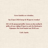 uitnodigingskaart met vintage bloemen in foto 3