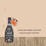 Uitnodigingskaart schoolbordfles 2
