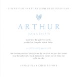 Uitnodigingskaart voor doopviering met duif 3