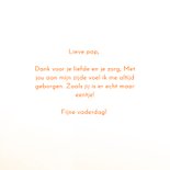 Vaderdag kaart lief grappig zoals jij is er maar eendje 3