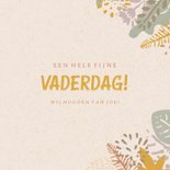 Vaderdag kaart speciaal voor opa tropische flora kraftlook 3