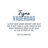 Vaderdagkaart best dad ever foto lintje fijne Vaderdag 3