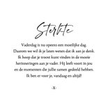 Vaderdagkaart dikke knuffel verlies vader hartjes denken aan 3