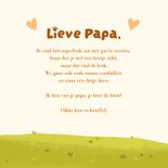 Vaderdagkaart stoeiende papabeer en kleine beer 3