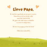 Vaderdagkaart stoeiende papabeer en kleine beer 3