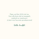 Vaderdagkaart voor de allerbeste verklede papa 3